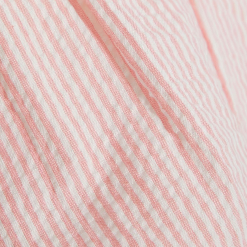 Melissa Odabash // Dannah off-the-shoulder striped cotton-seersucker top - Picture 4 of 6